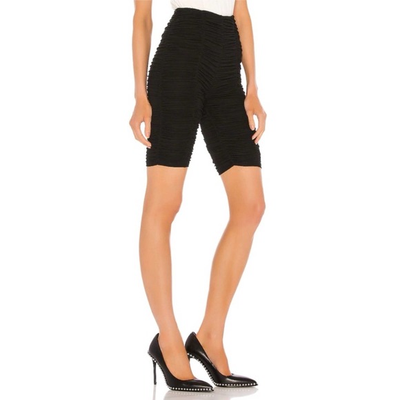 NWT GRLFRND Lady Cinched Biker Shorts in Black - Picture 7 of 9